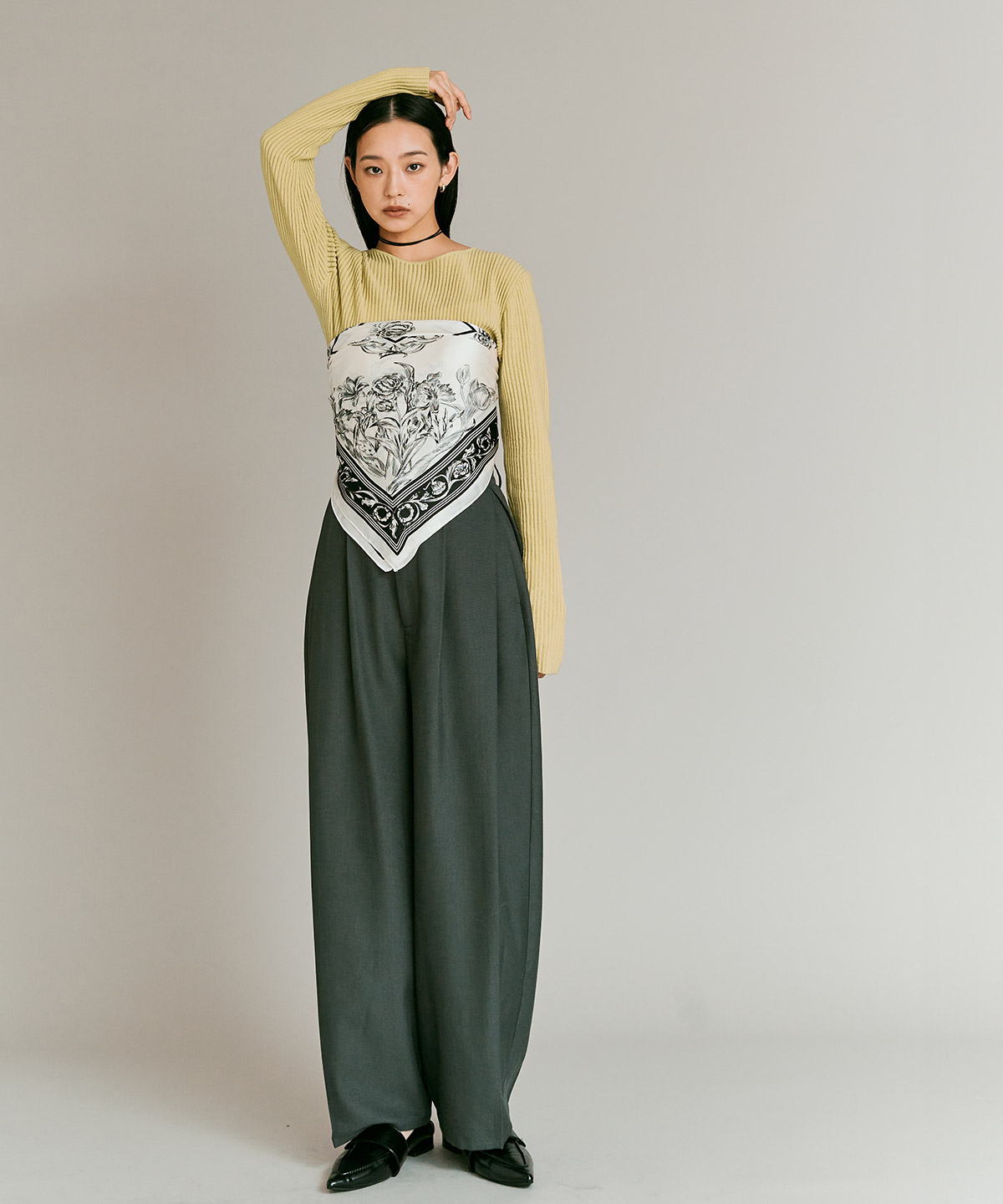 シアーリブコットンニット 全5色