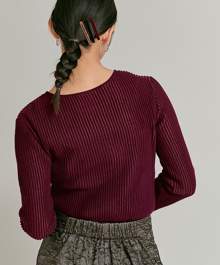 シアーリブコットンニット 全5色