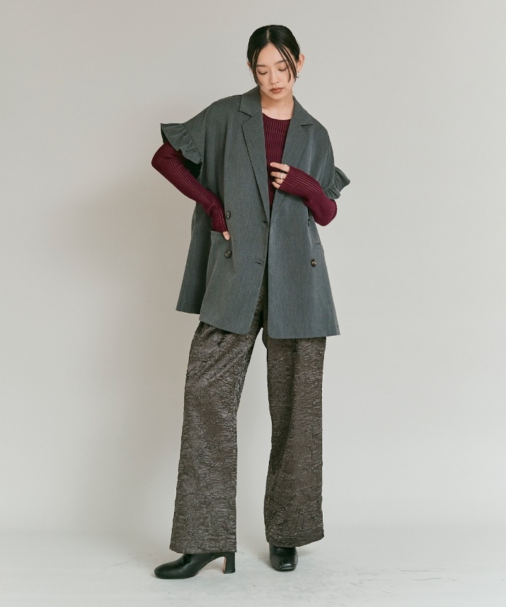 シアーリブコットンニット 全5色