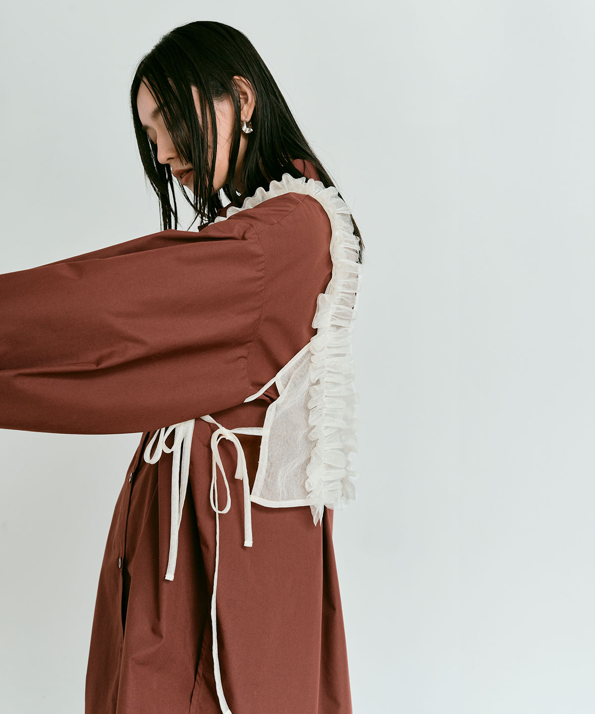 ブライトシフォンサイドリボンビスチェ 全2色 | アウター,ベスト | W:Huku