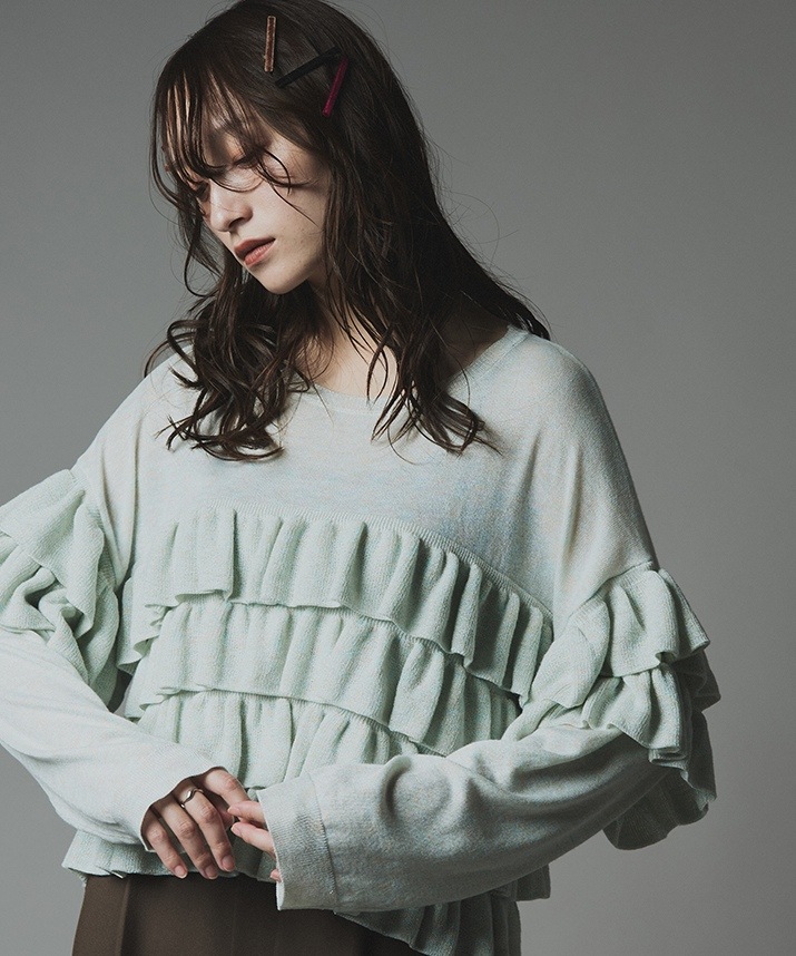 スリムベロアヘアクリップ
