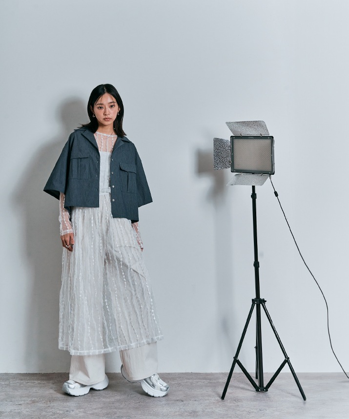 ドビーレースメッシュトップス 全2色 2サイズ 【SALE】 | トップス