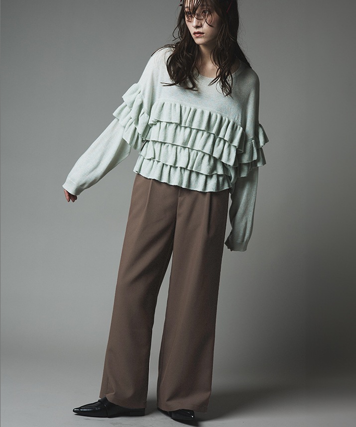 はる様　w32 benine 9 / ウールツイル2タックスラックス