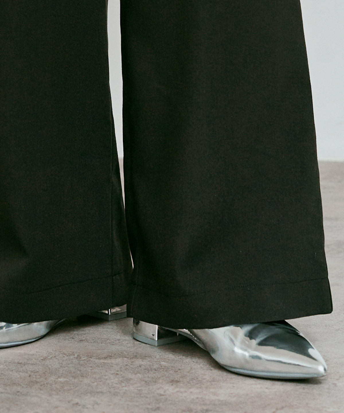 リンクルフリーツイルスカートパンツ 全3色