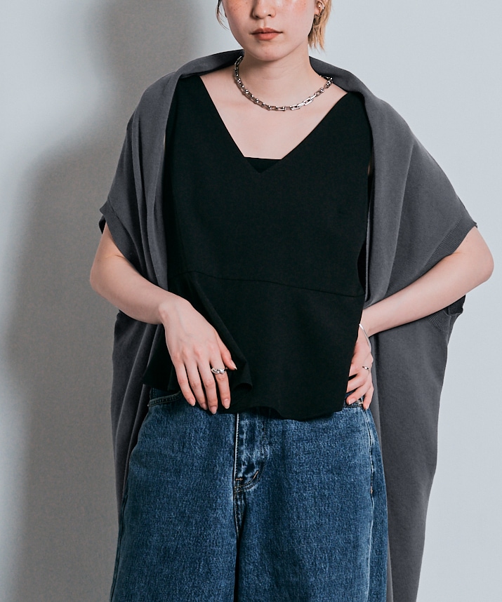 ショールカラーニットカーディガン 全3色 【SALE】 | トップス