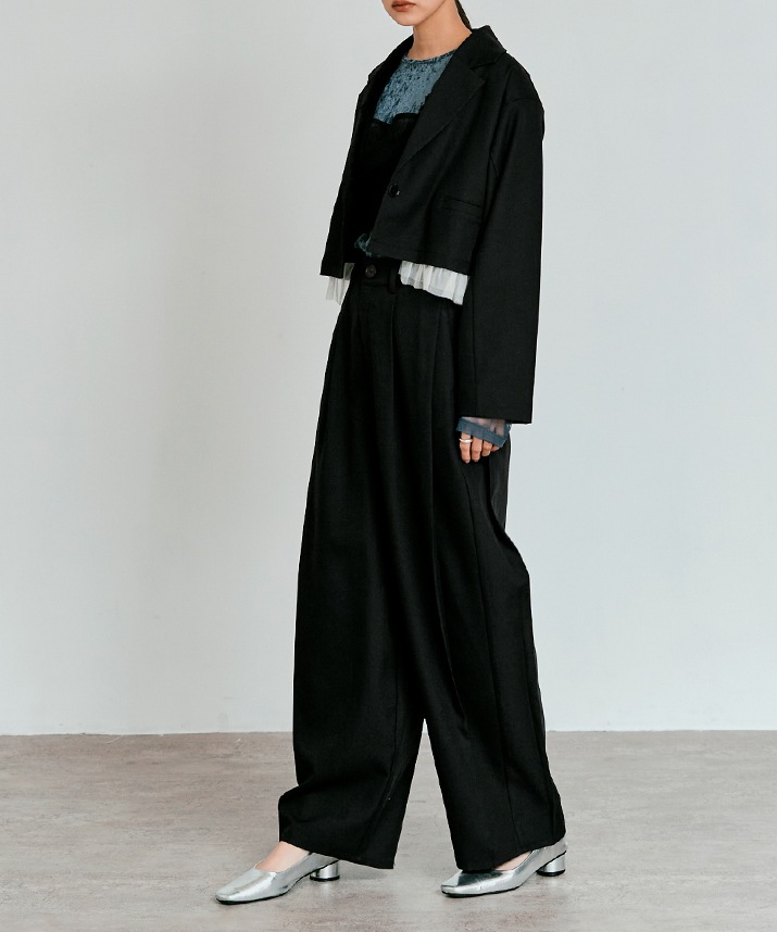 ストレッチソフトツイルチュール付きジャケット | SALE,SPECIAL SALE 
