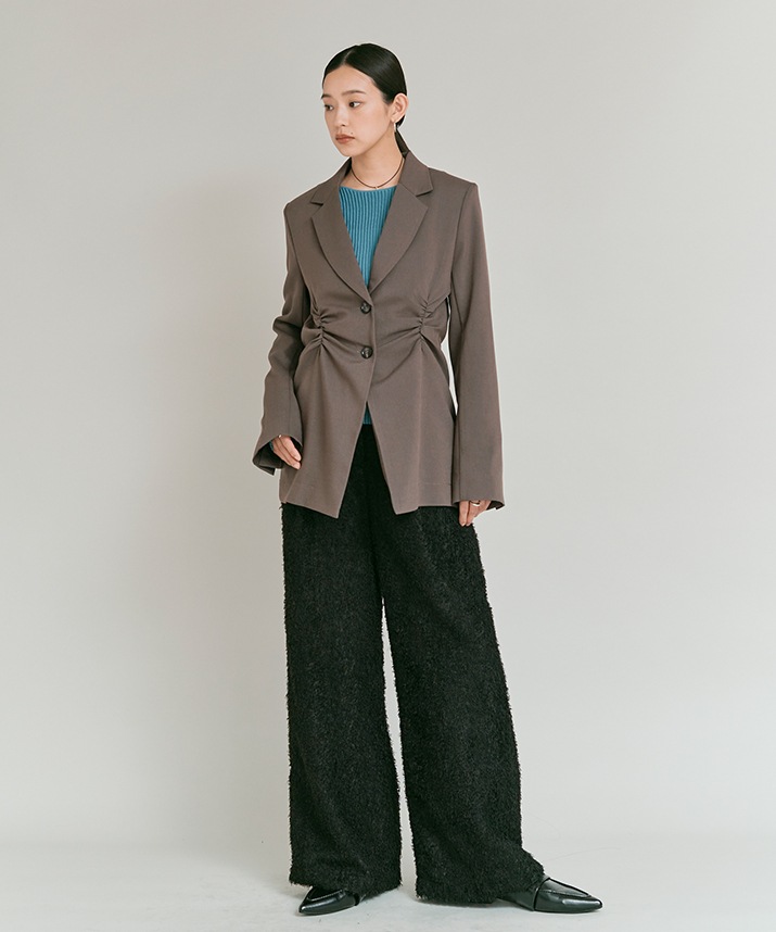 リンクルフリーツイルシャーリングジャケット 全3色