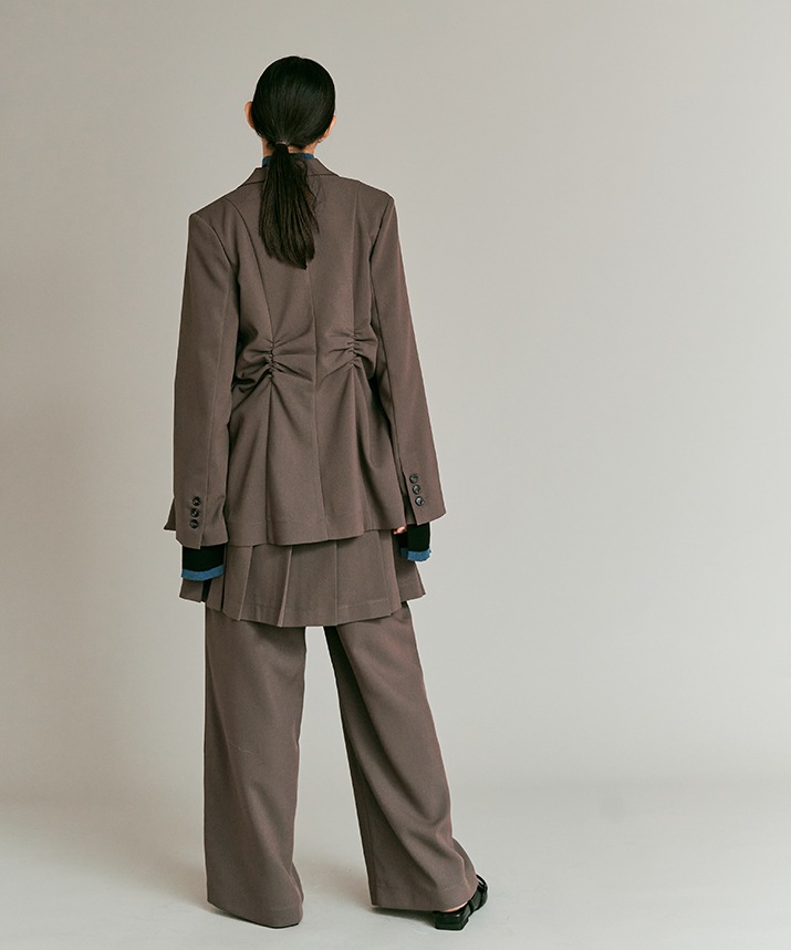 リンクルフリーツイルシャーリングジャケット 全3色