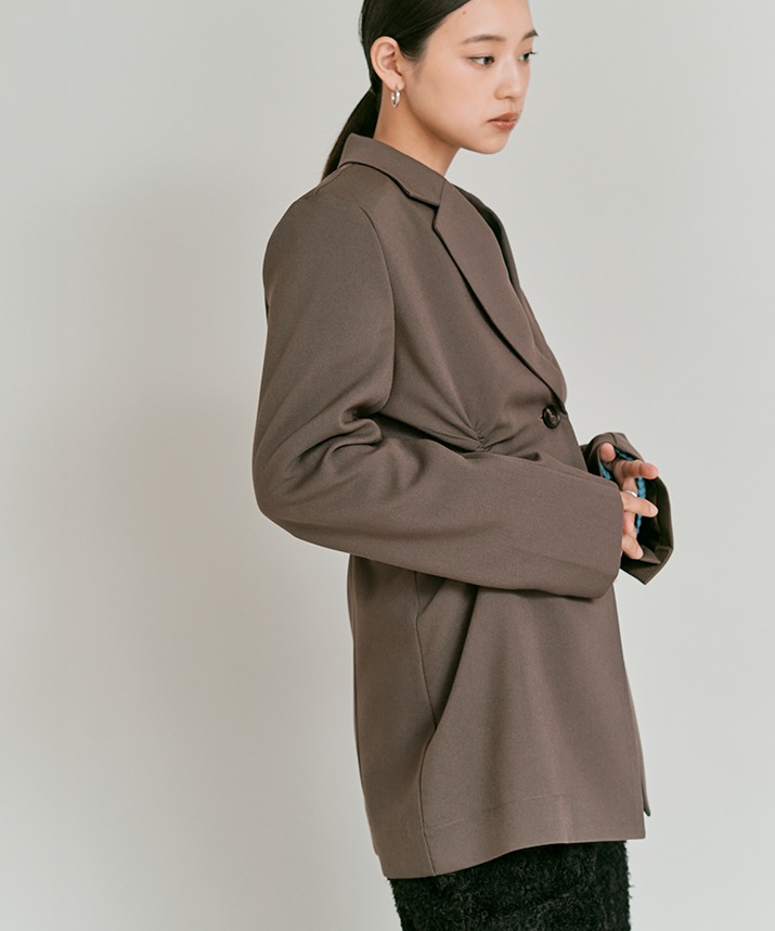 リンクルフリーツイルシャーリングジャケット 全3色