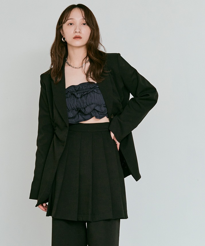 リンクルフリーツイルシャーリングジャケット 全3色