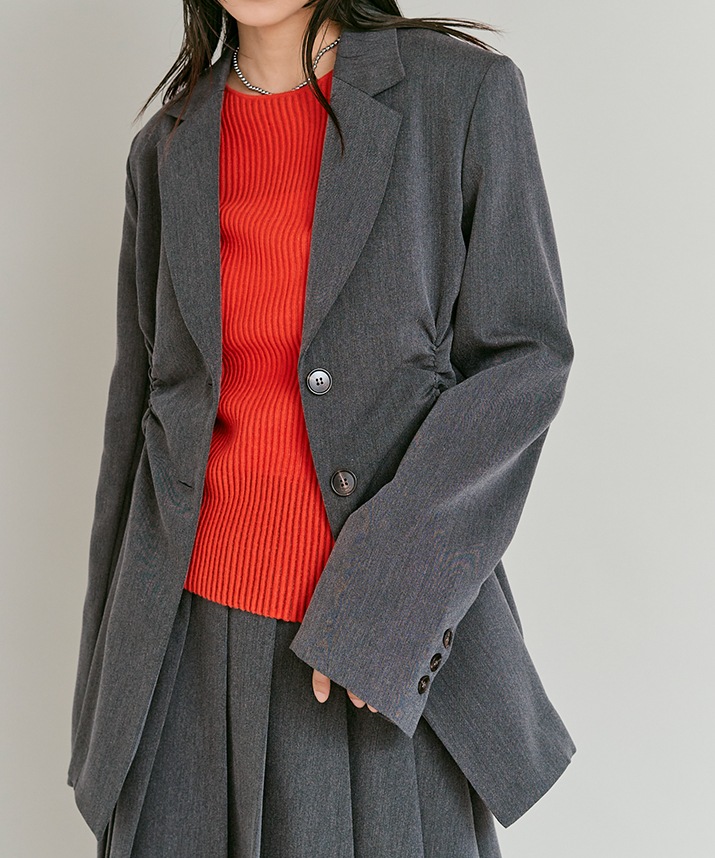 リンクルフリーツイルシャーリングジャケット 全3色