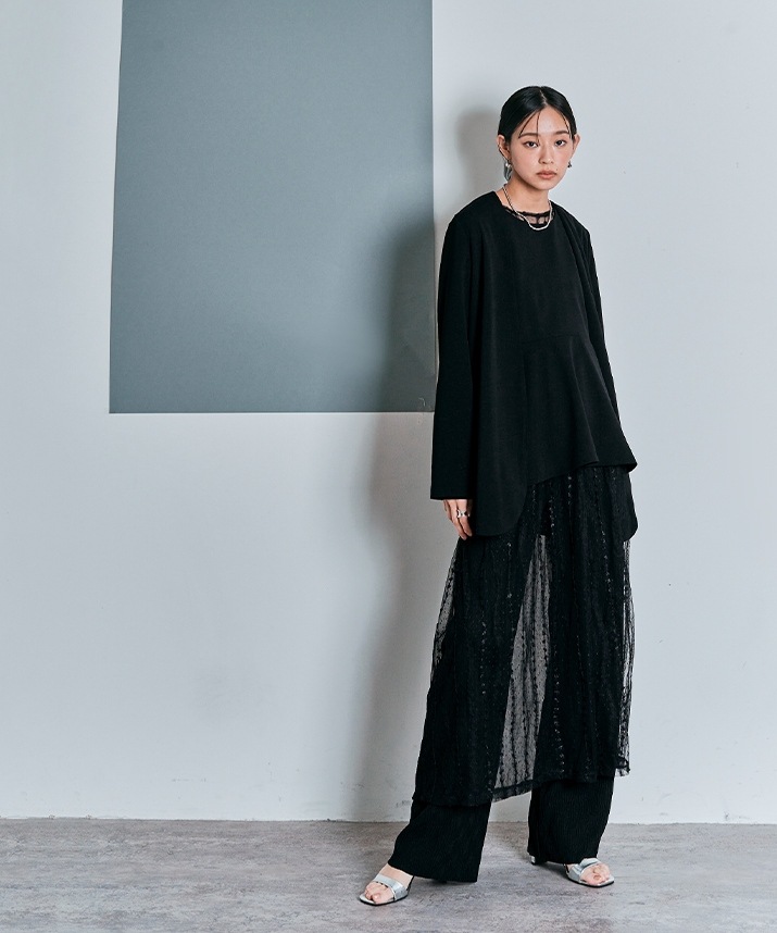 ノーカラーオバーシルエットジャケット 全3色 【SALE】