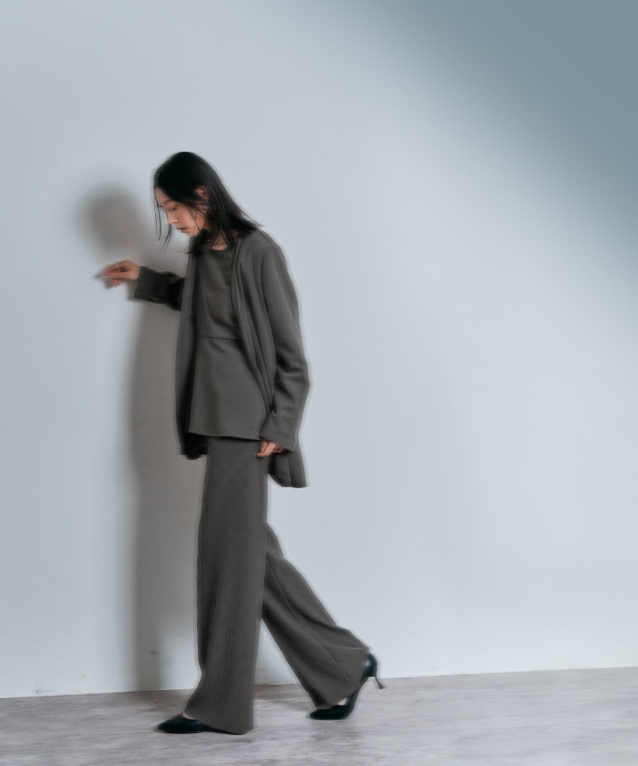 ノーカラーオバーシルエットジャケット 全3色 【SALE】