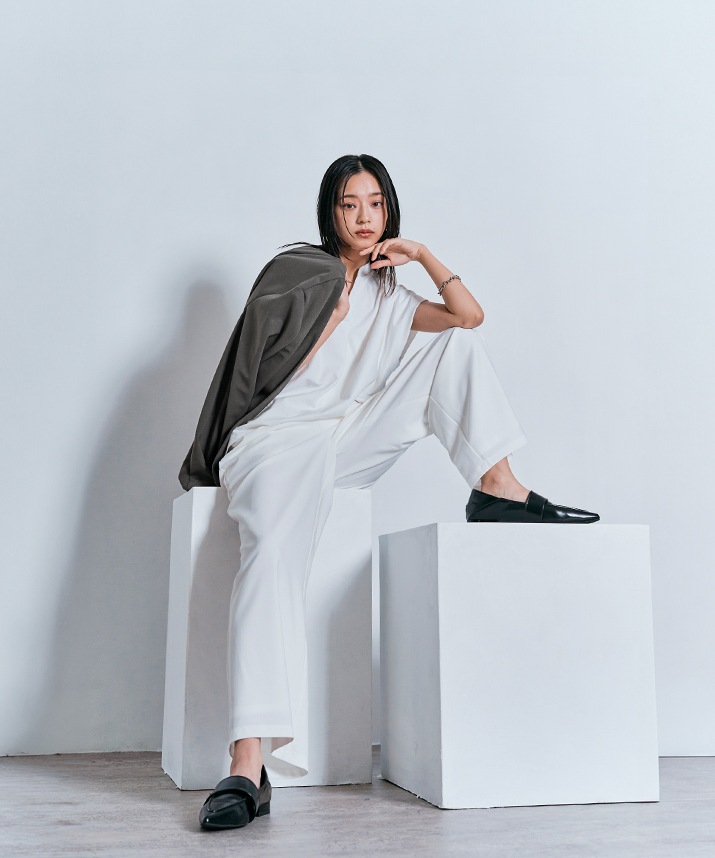 ノーカラーオバーシルエットジャケット 全3色 【SALE】