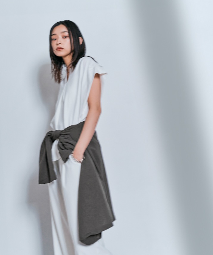 ノーカラーオバーシルエットジャケット 全3色 【SALE】