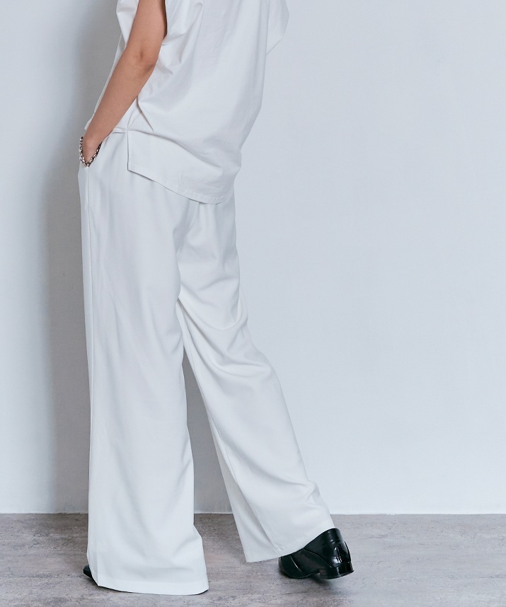 ワイドシルエットスラックスパンツ 全5色 2サイズ 【SALE】