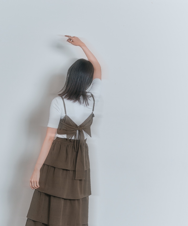 【新品】Horme シャーリングリボンビスチェ Horme(ホルメ) | ✔️New arrival □Horme original