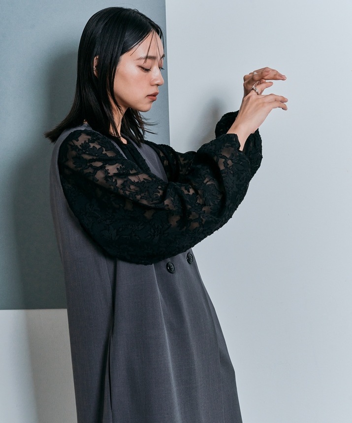 hyde着系ifブラックジャガーHIDEROCK レースブラウス　ラルク hyde着系ifブラックジャガーHIDEROCK レースブラウス ラルク