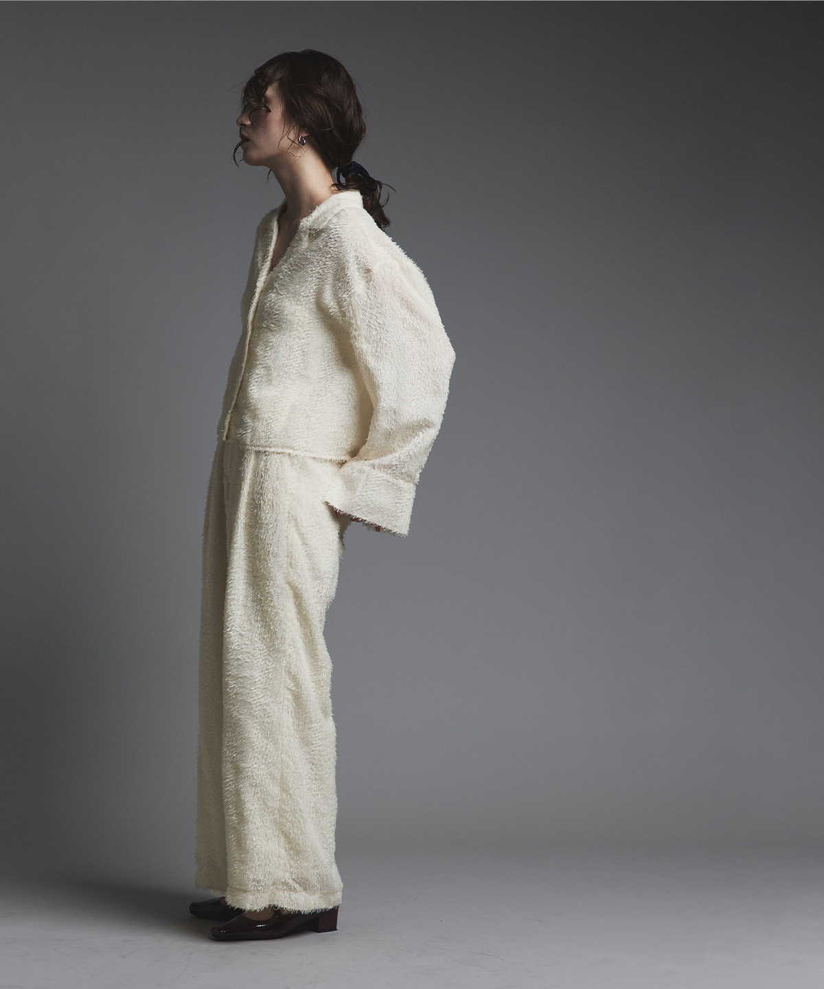 Limited Price】【SET】フェザーヤーンシャツジャケットセットアップ