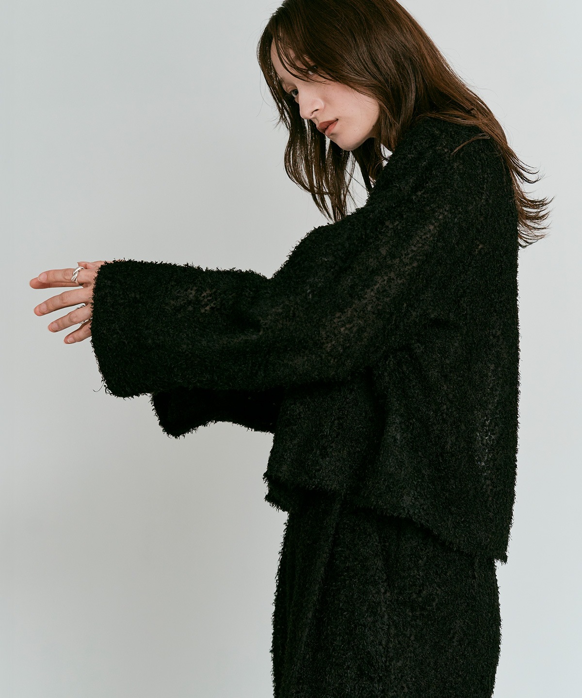 Limited Price】【SET】フェザーヤーンシャツジャケットセットアップ