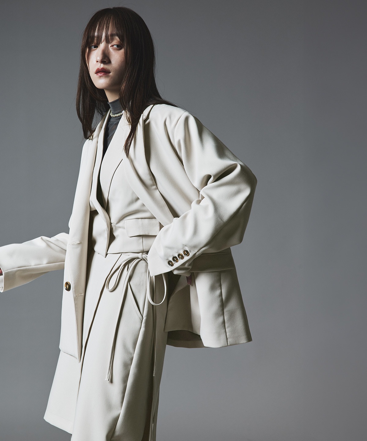 クラシカルツイルオーバーダブルジャケット 全4色