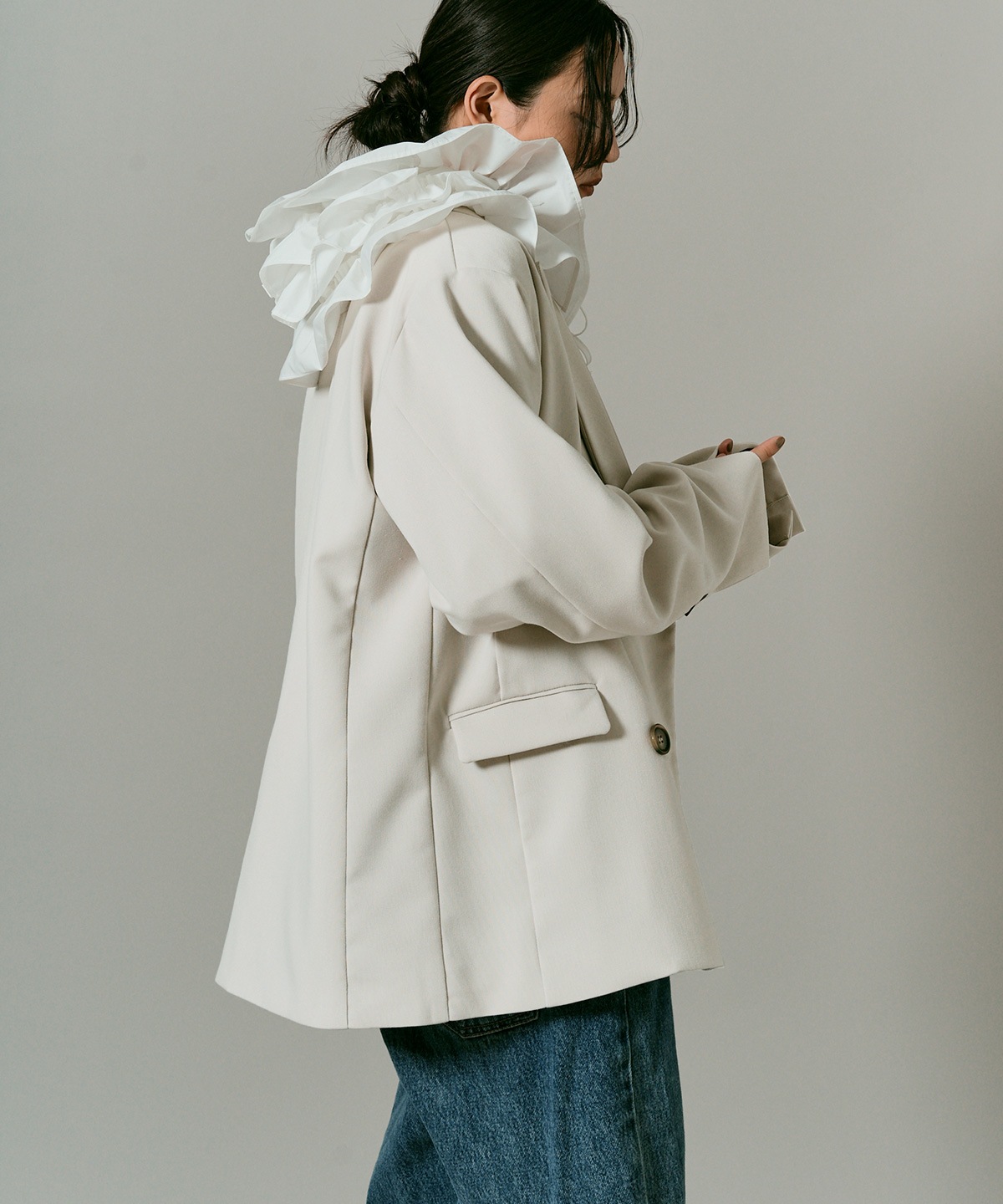 クラシカルツイルオーバーダブルジャケット 全4色