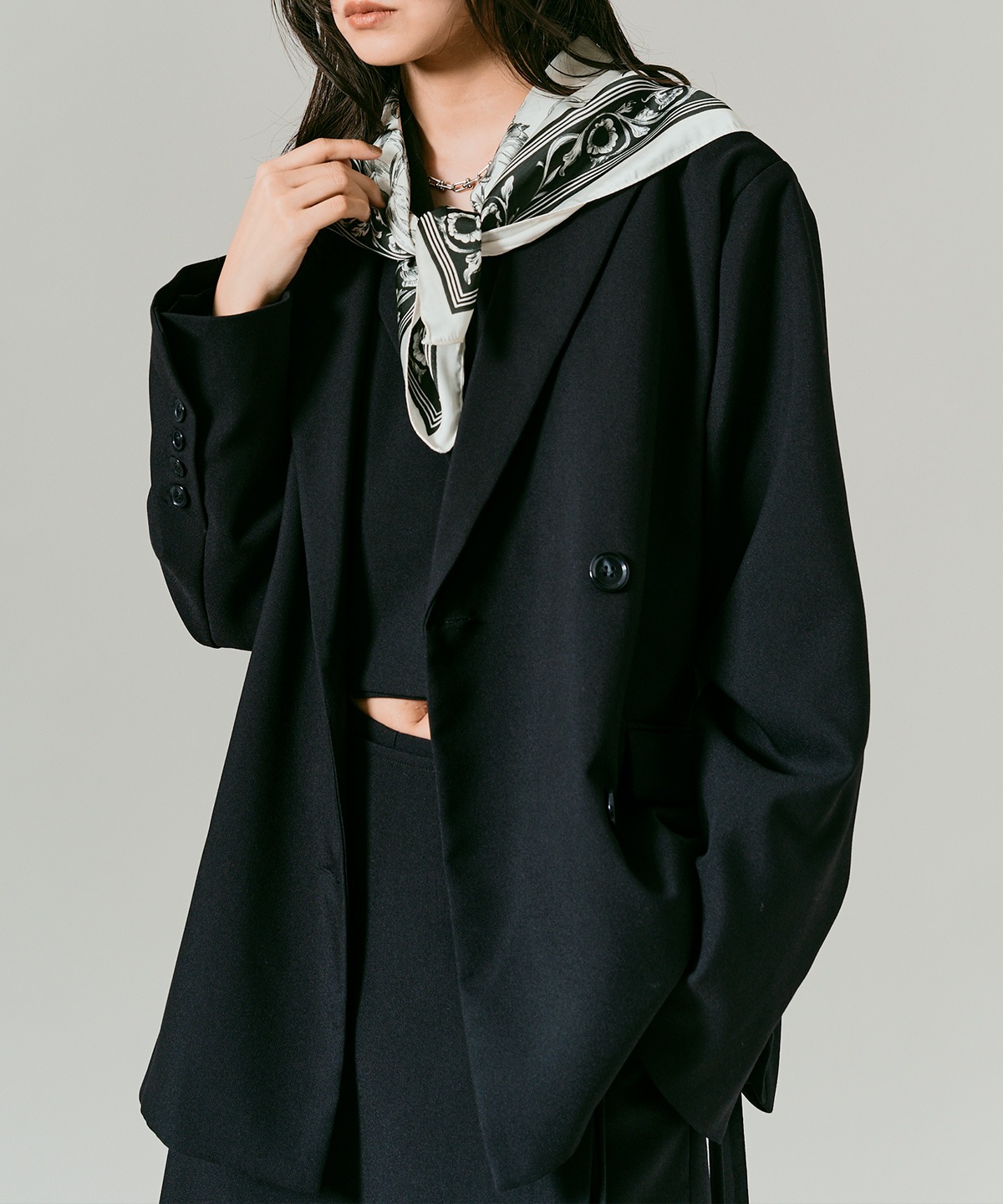 クラシカルツイルオーバーダブルジャケット 全4色