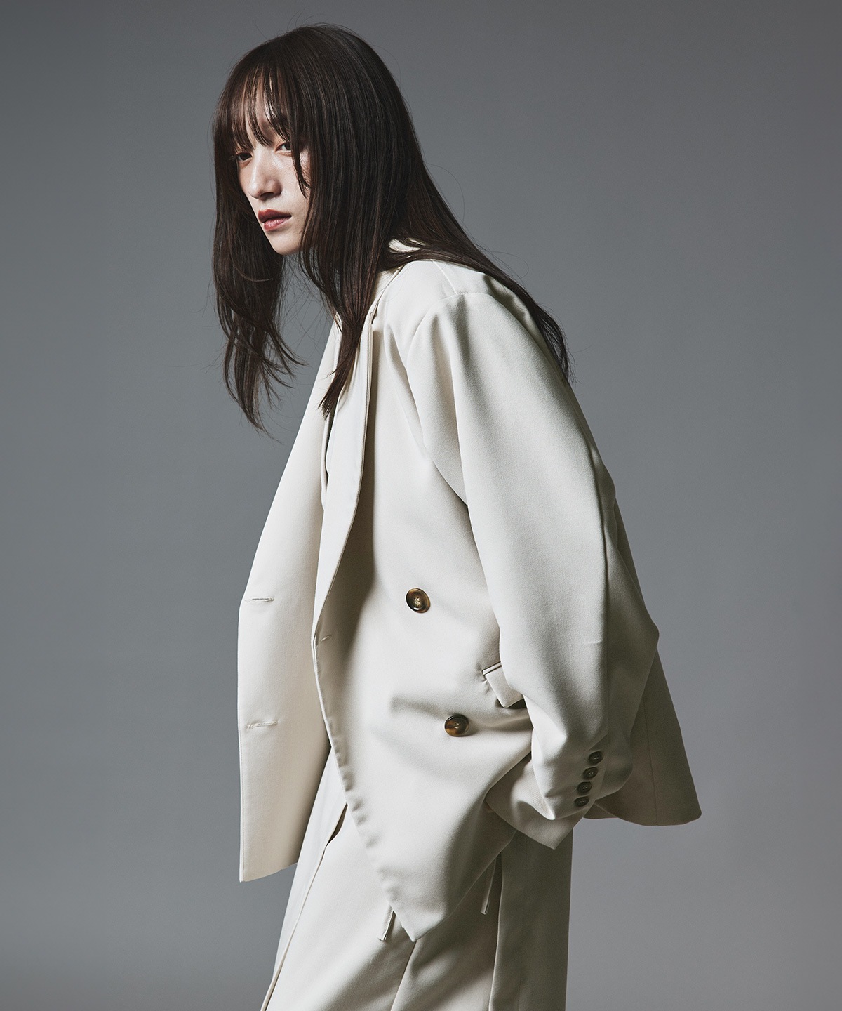 クラシカルツイルオーバーダブルジャケット 全4色