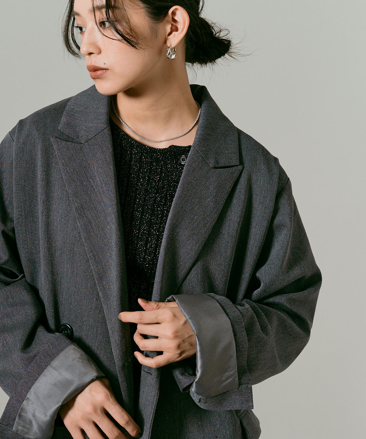 エブール　ダブルジャケット TRツイルダブルジャケット（テーラードジャケット） | Couture