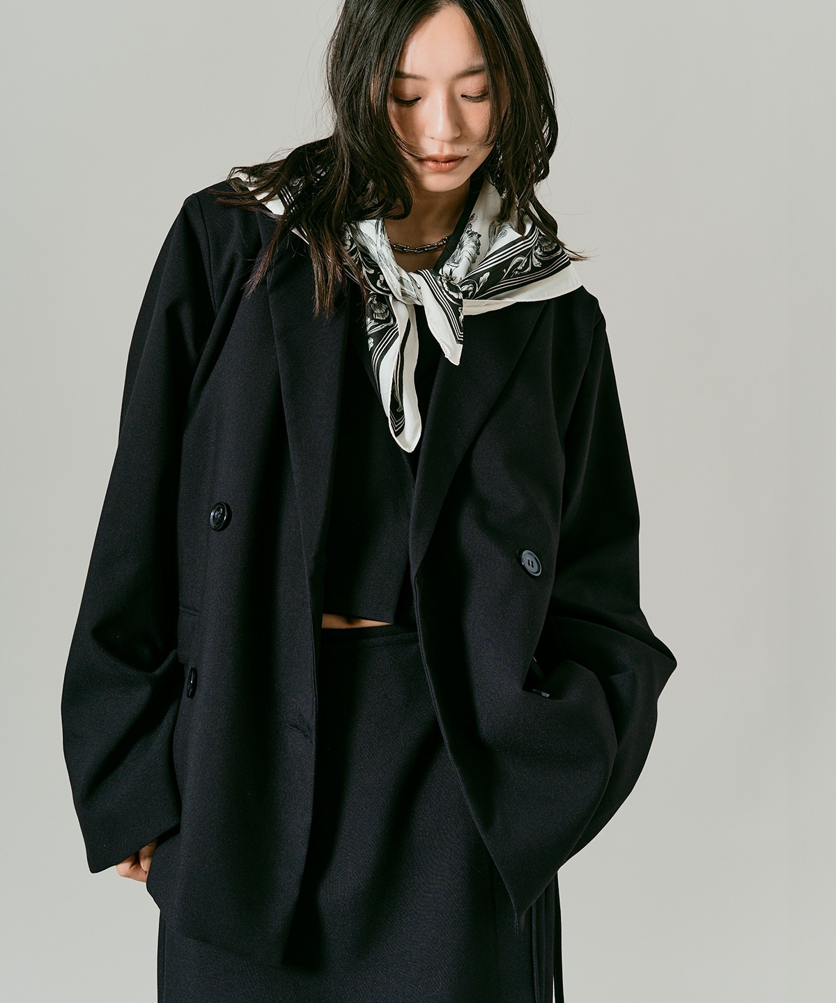 クラシカルツイルオーバーダブルジャケット 全4色