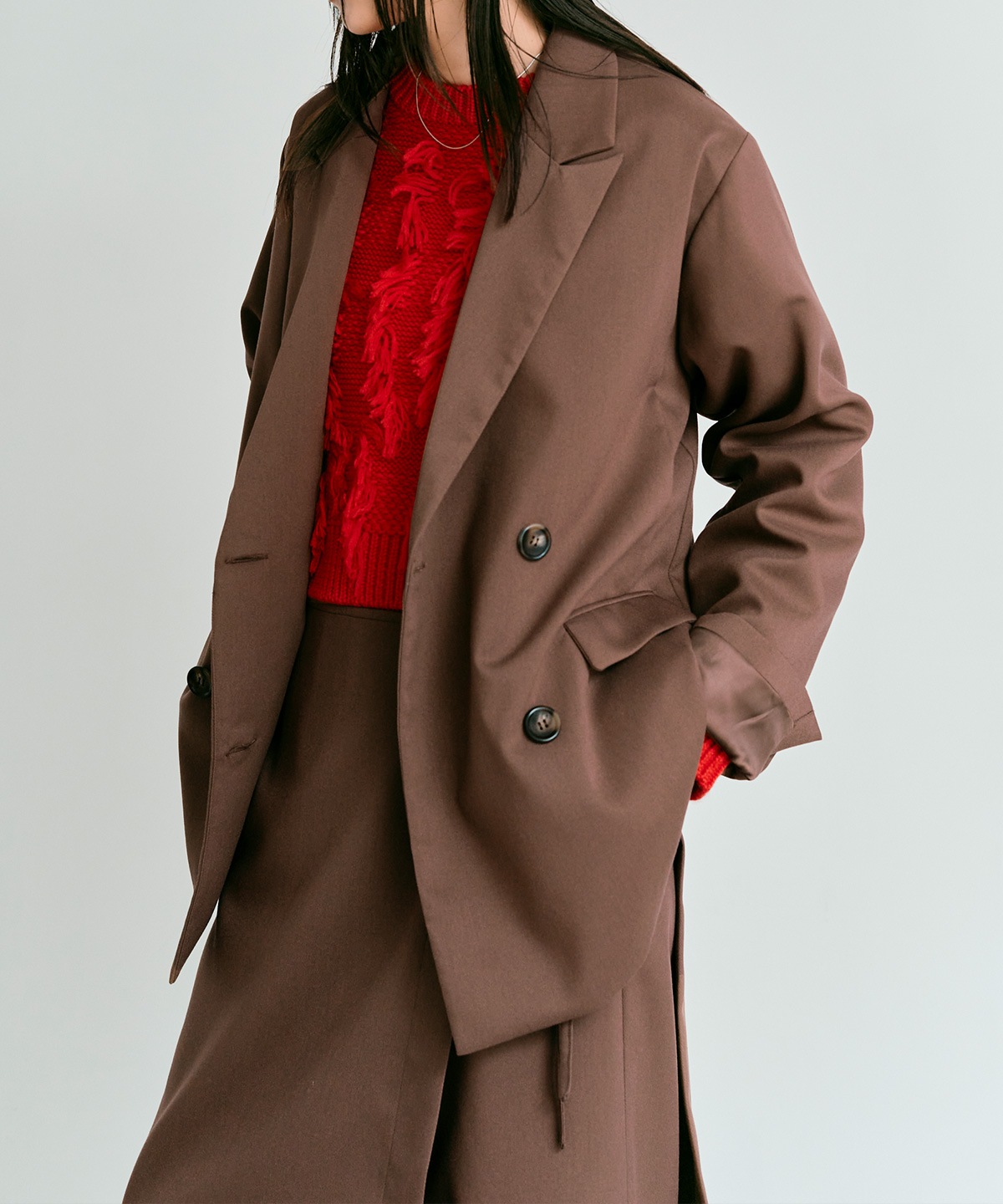 クラシカルツイルオーバーダブルジャケット 全4色