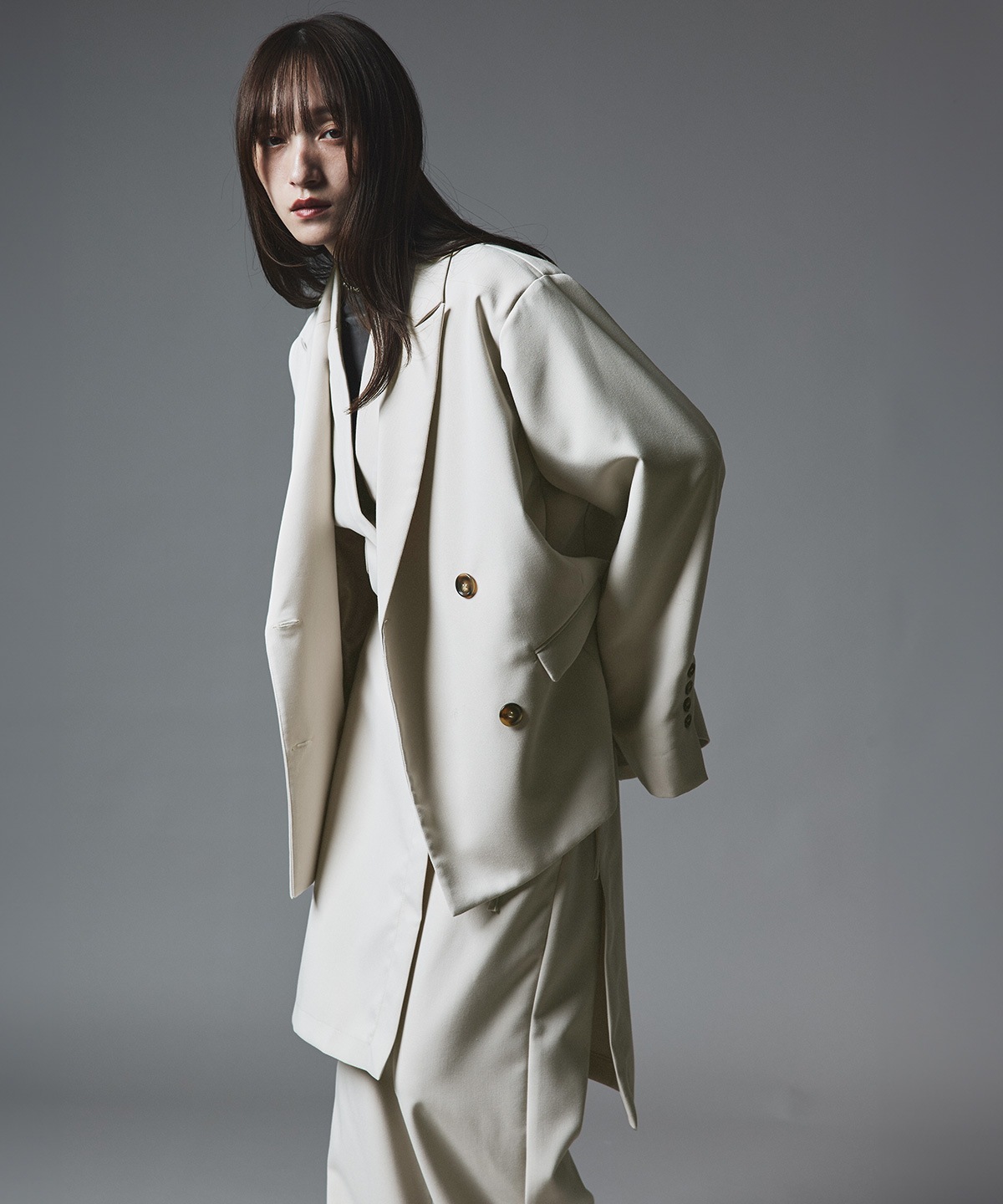 クラシカルツイルオーバーダブルジャケット 全4色