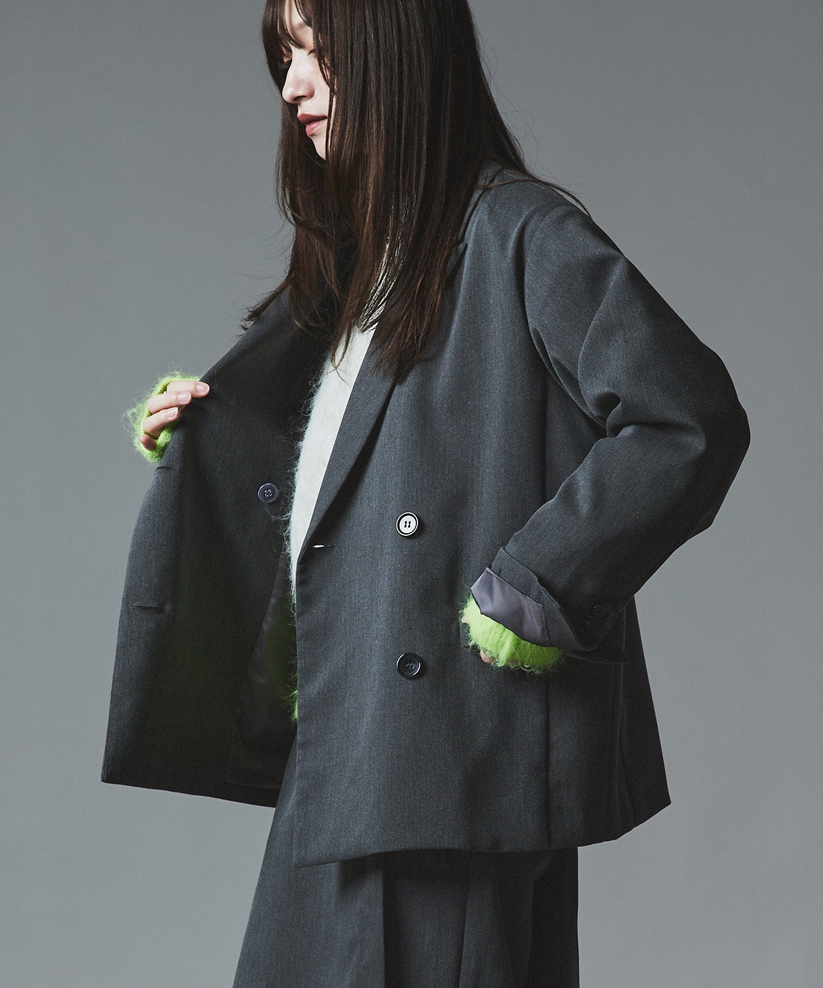 クラシカルツイルオーバーダブルジャケット 全4色