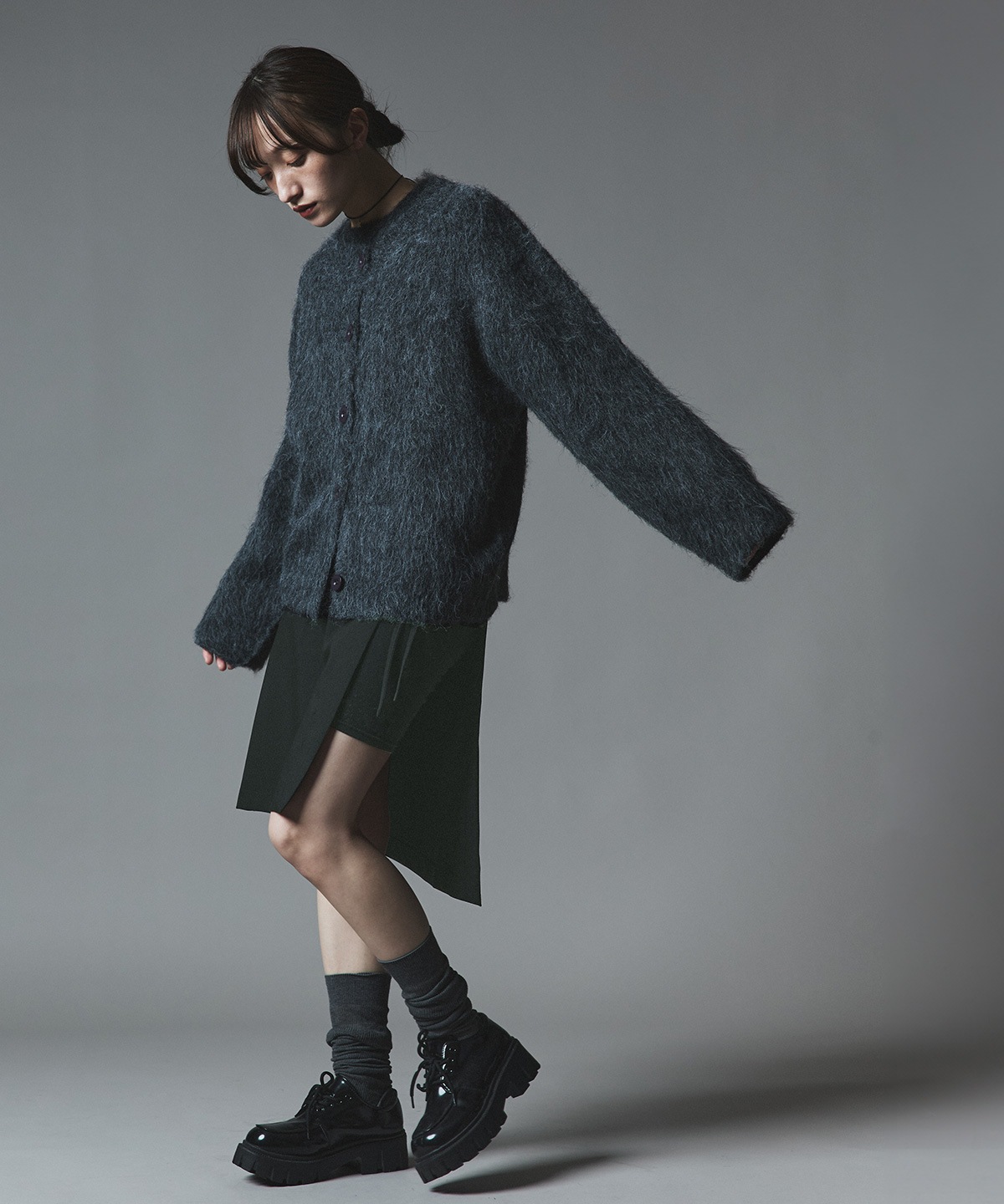 クラシカルツイルレイヤードスラックス 全4色 2サイズ