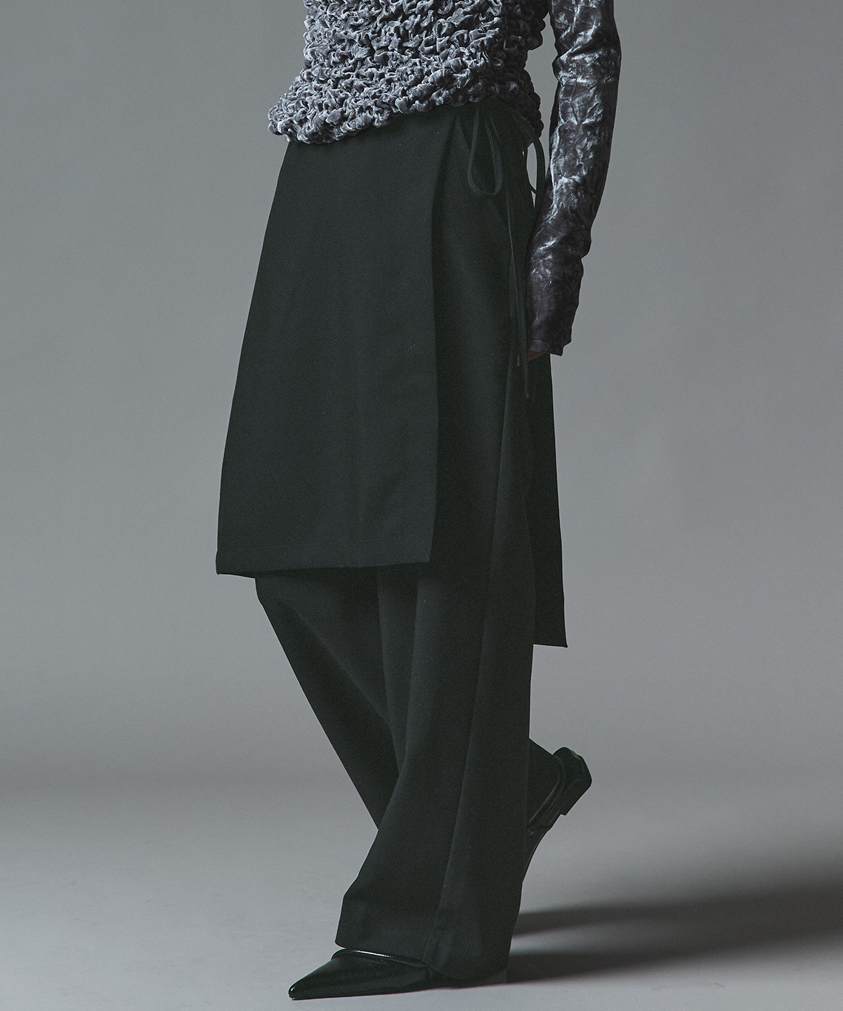 クラシカルツイルレイヤードスラックス 全4色 2サイズ