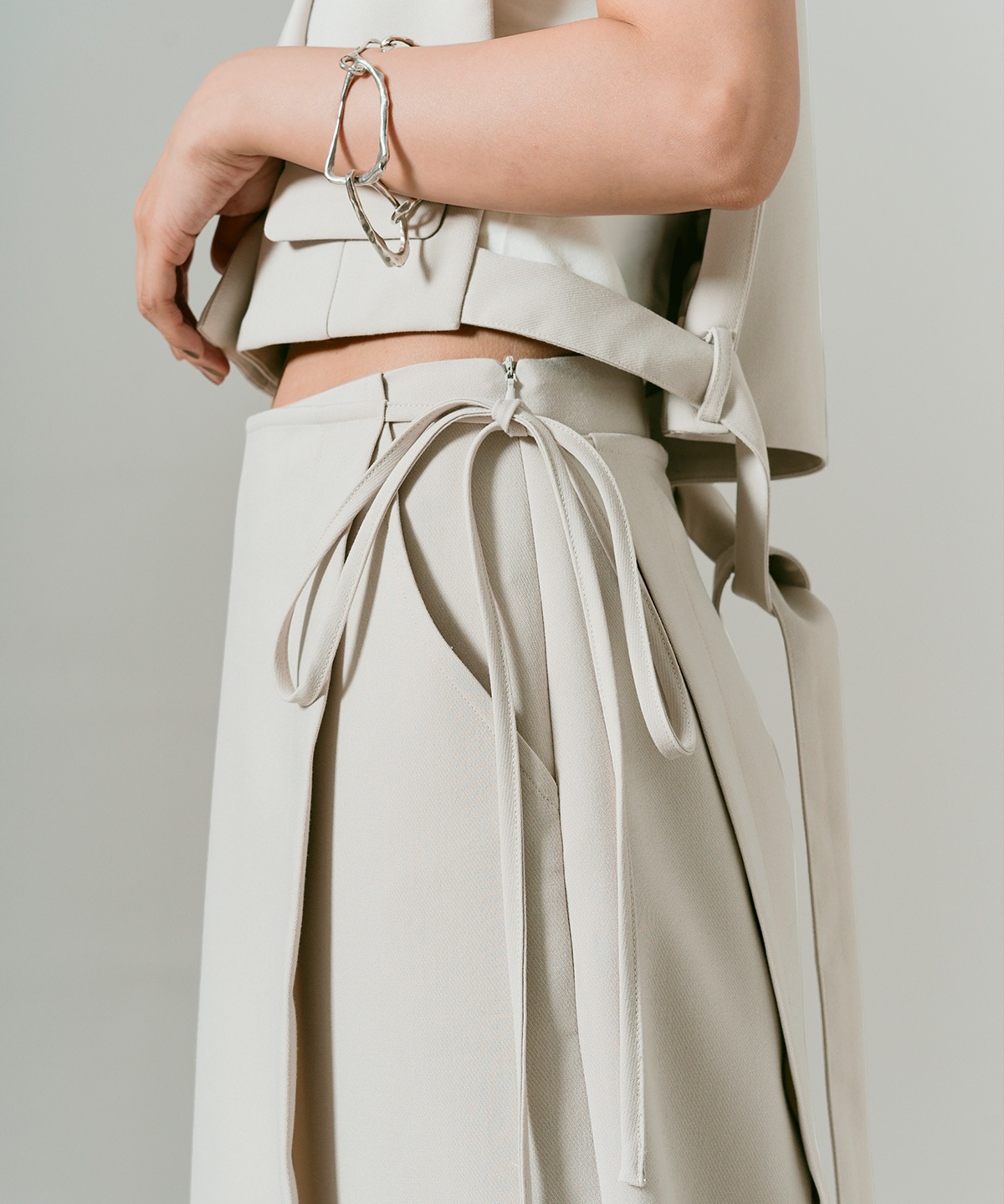 クラシカルツイルレイヤードスラックス 全4色 2サイズ