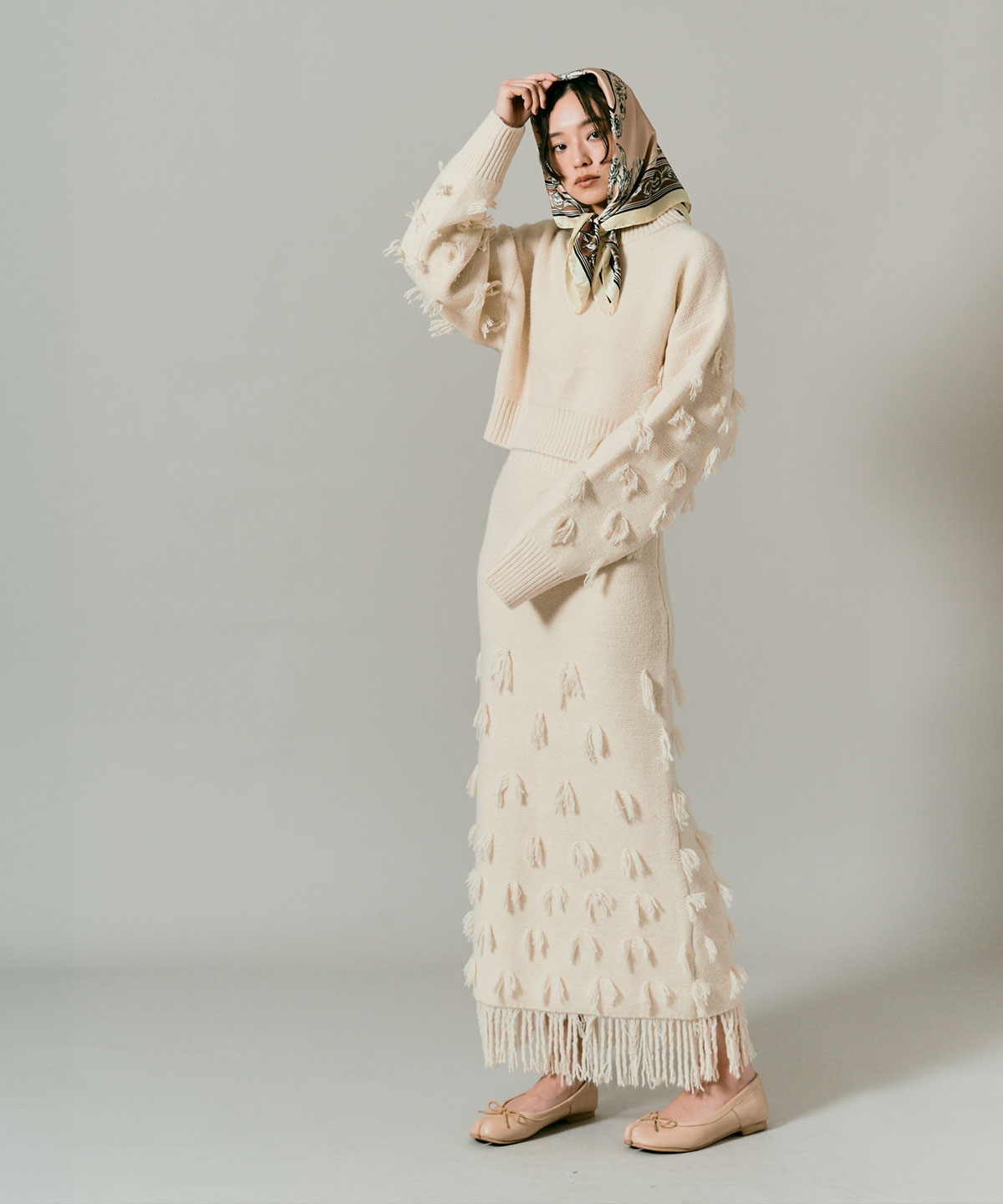 khadi＆co フラワープリントコート khadi＆co フラワープリントコート