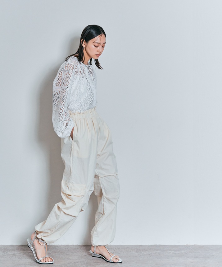 【新品タグ付】UNITED ARROWS ラッセルレースロングスリーブチュニック 新品タグ付】UNITED ARROWS ラッセルレースロングスリーブ