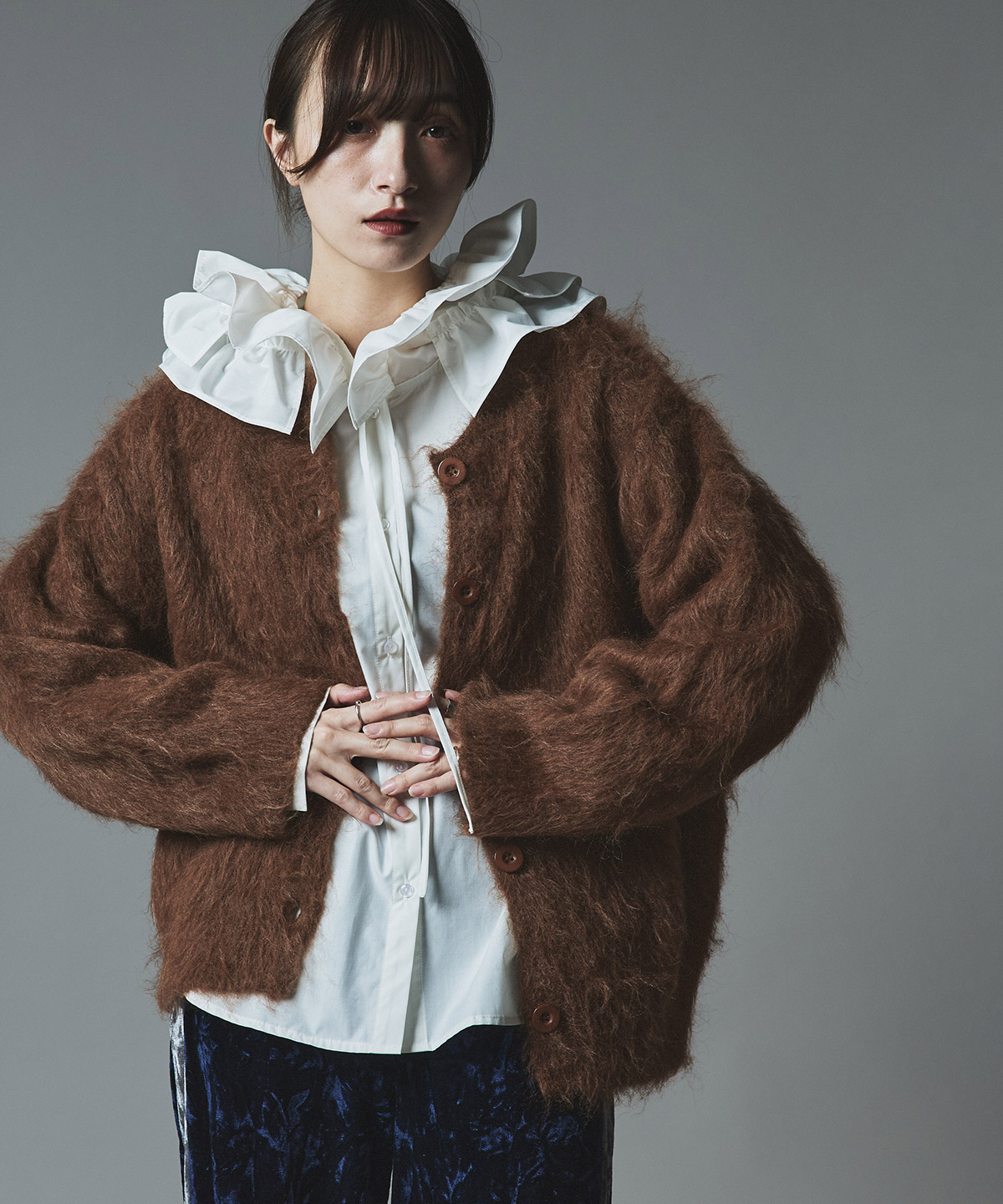 予約販売】モヘアシャギーニットカーディガン 全4色 | トップス