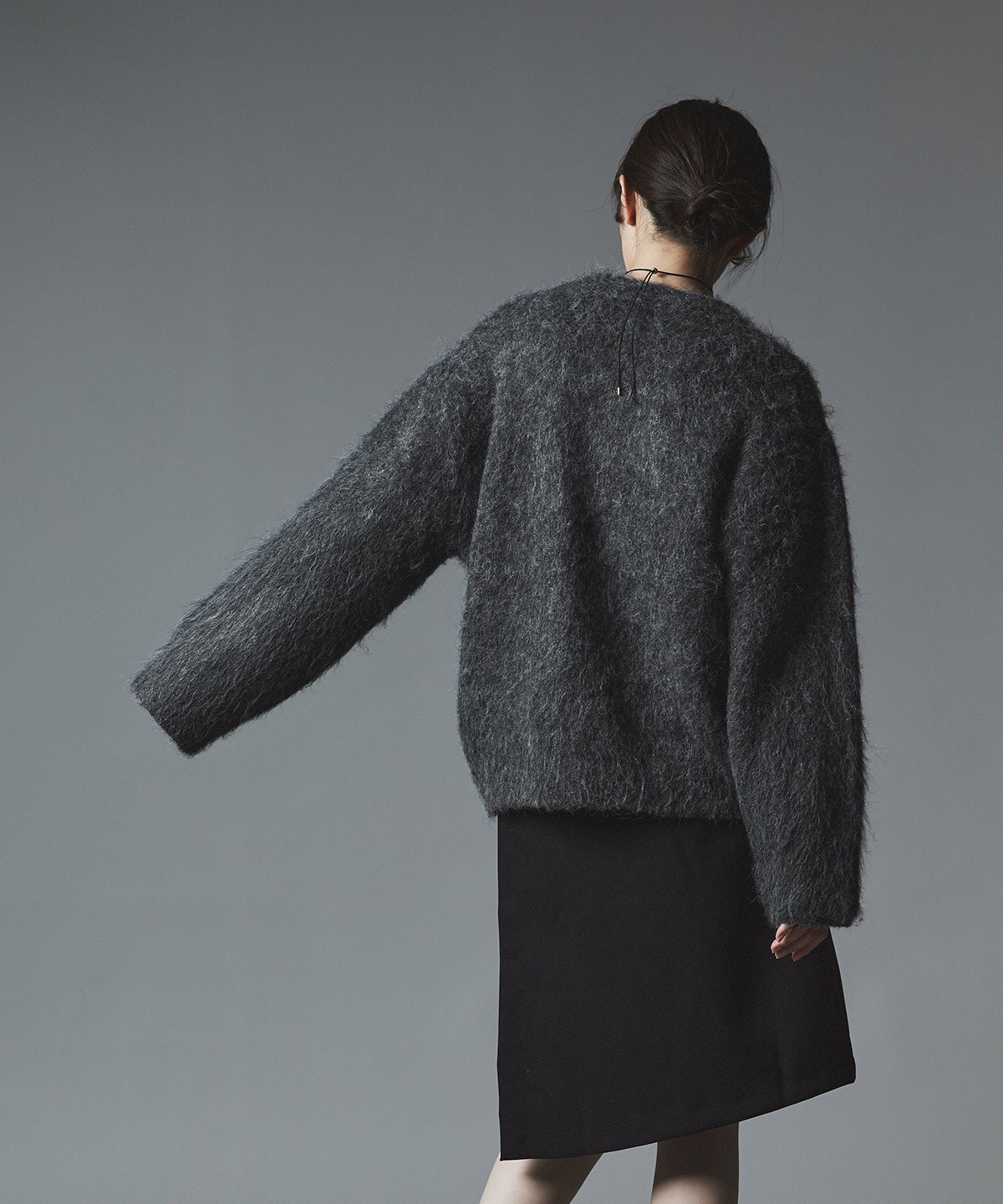 【予約販売】モヘアシャギーニットカーディガン 全4色