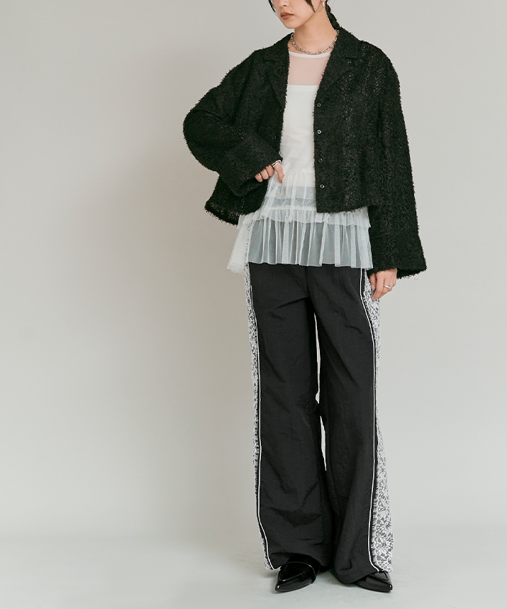 撥水サイドレースパンツ 全3色 2サイズ 【SALE】