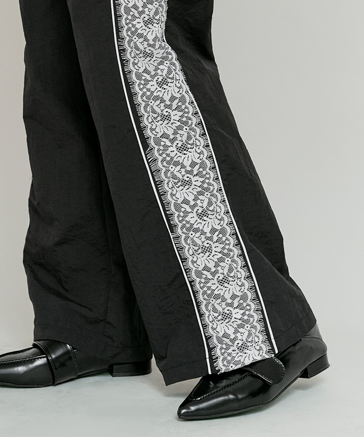 撥水サイドレースパンツ 全3色 2サイズ 【SALE】