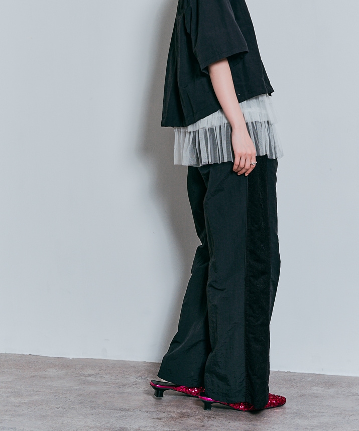 撥水サイドレースパンツ 全3色 2サイズ 【SALE】