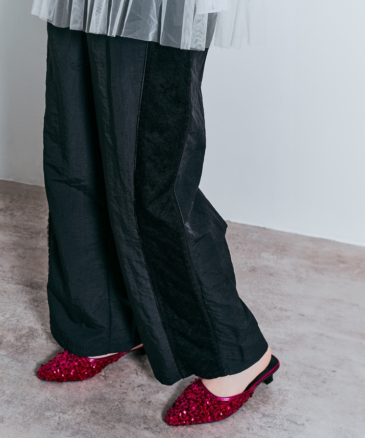 撥水サイドレースパンツ 全3色 2サイズ 【SALE】