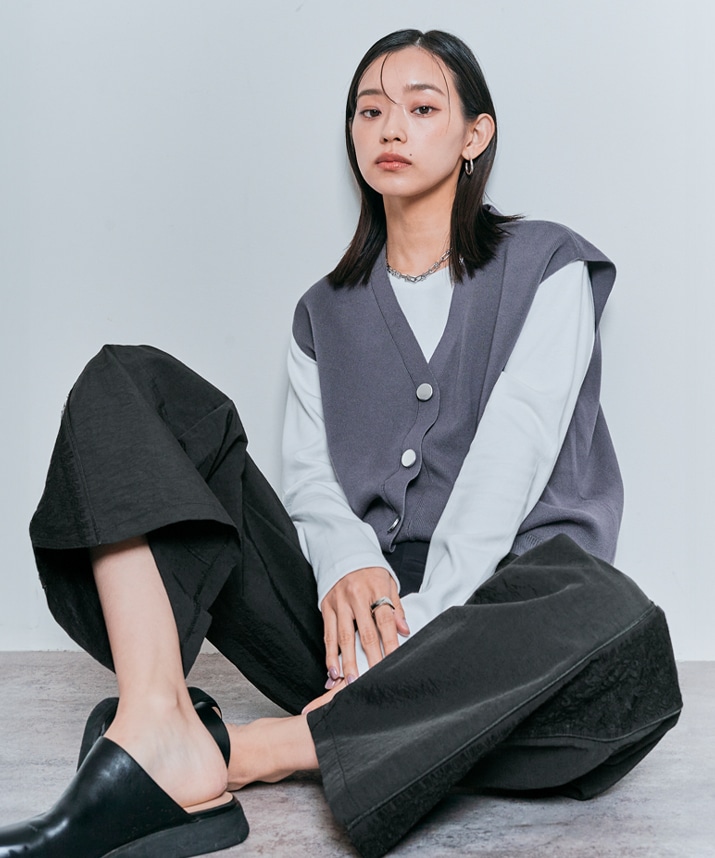 撥水サイドレースパンツ 全3色 2サイズ 【SALE】