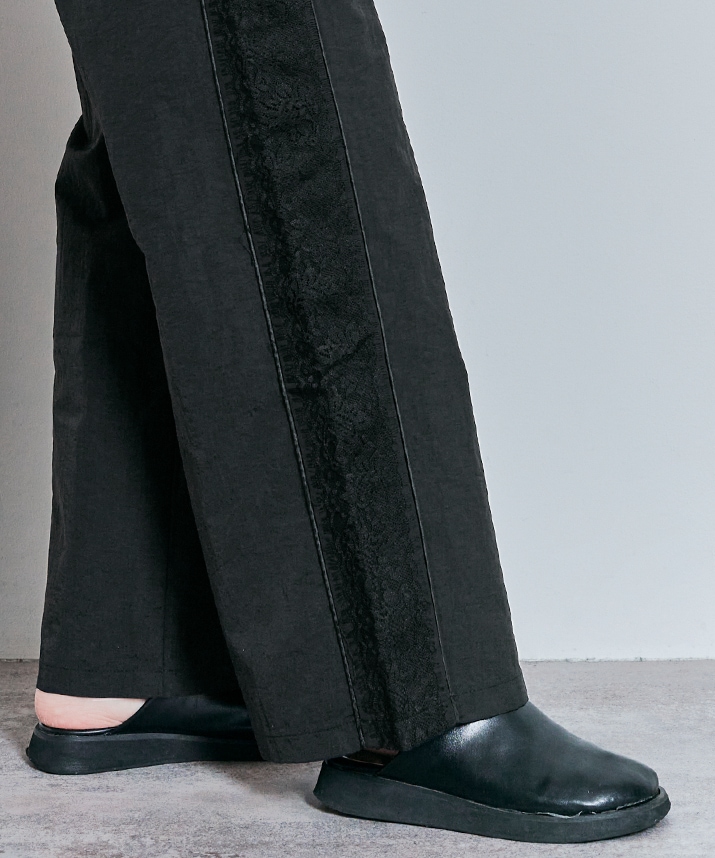 撥水サイドレースパンツ 全3色 2サイズ 【SALE】