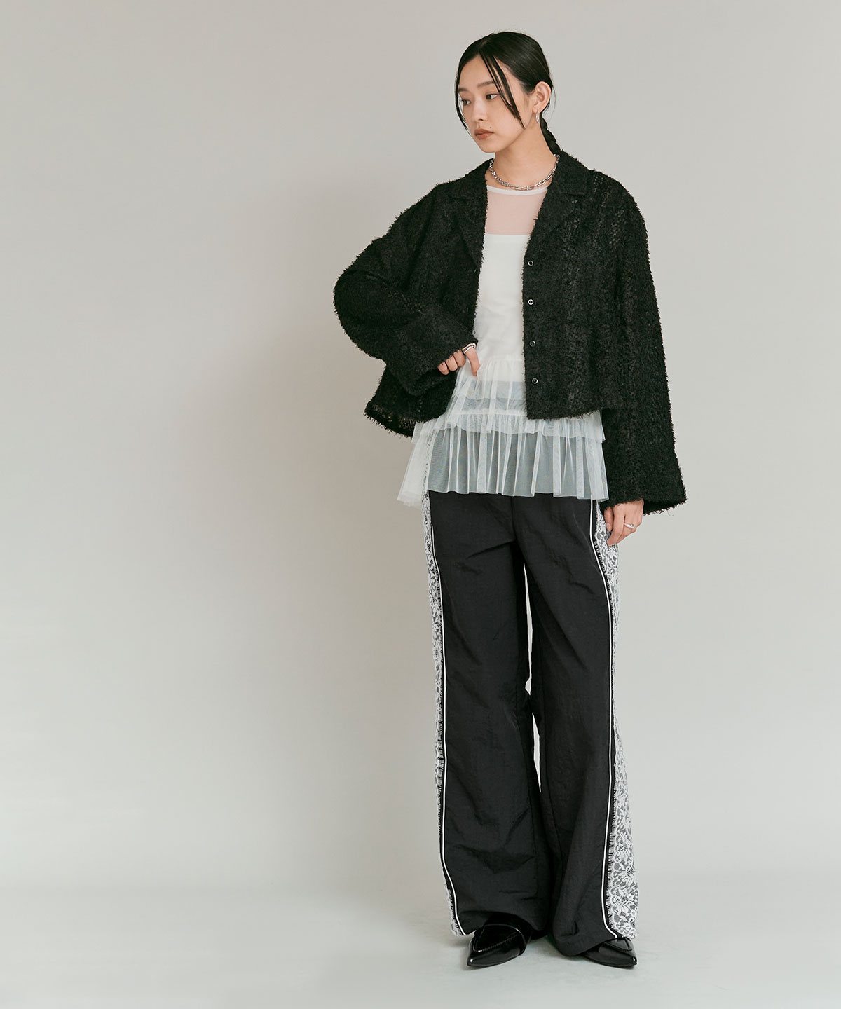 撥水サイドレースパンツ | ボトムス,パンツ | W:Huku