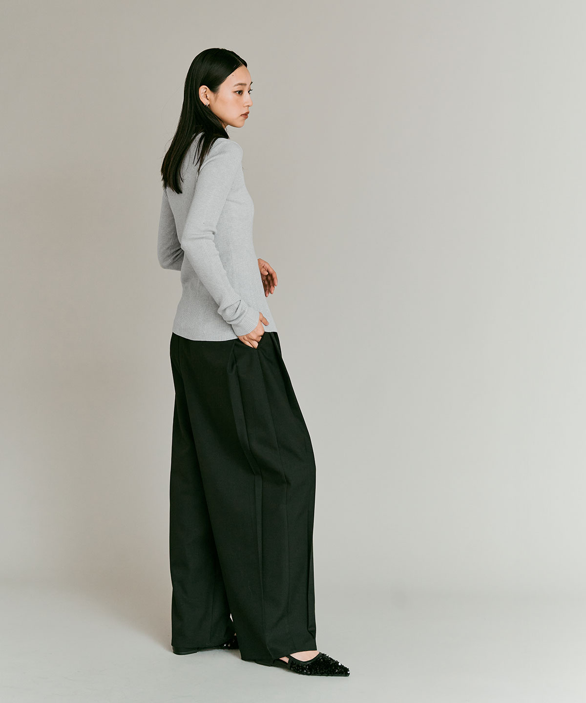 【予約販売】ウールミックスライトニットカーディガン 全4色