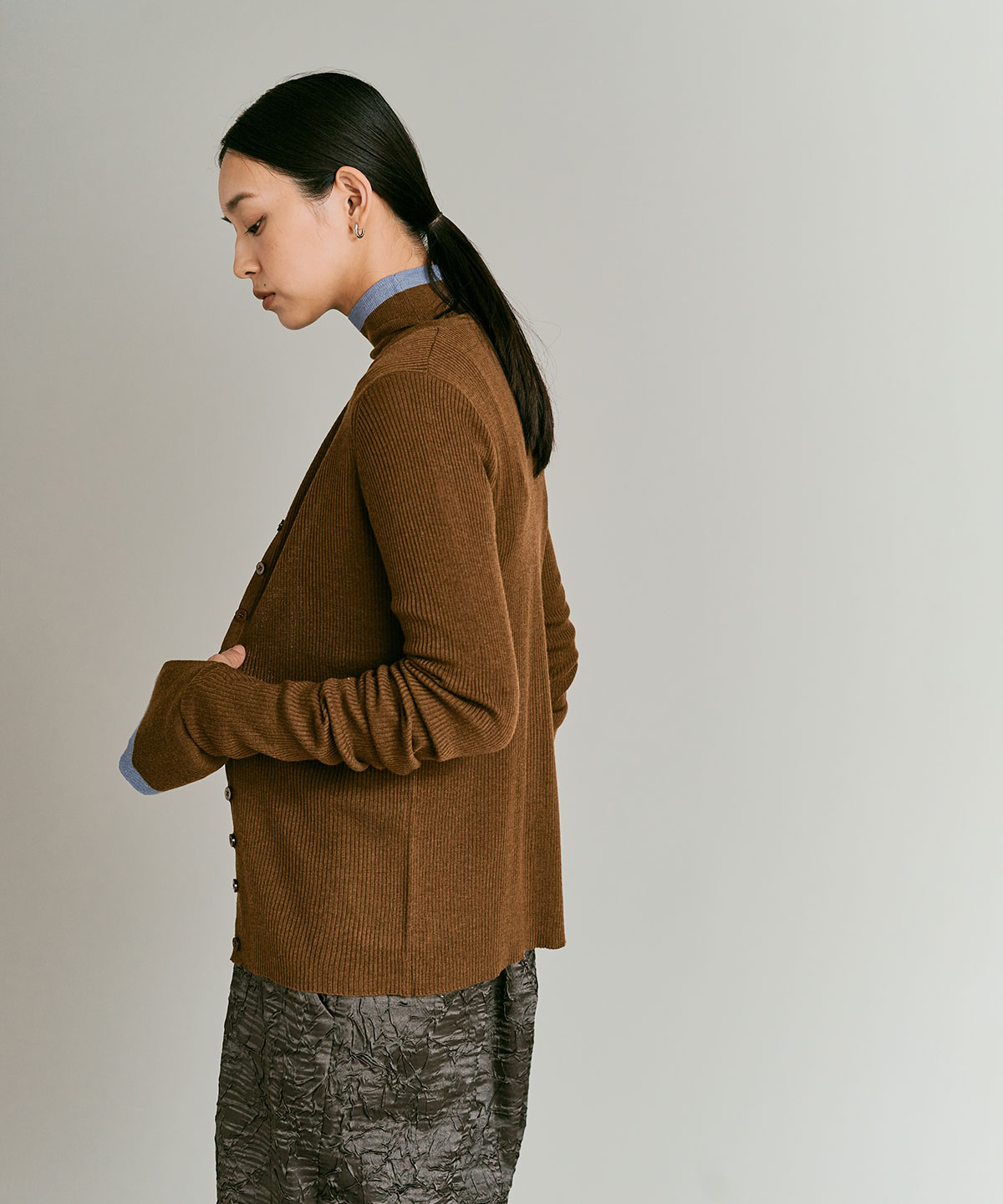 【予約販売】ウールミックスライトニットカーディガン 全4色