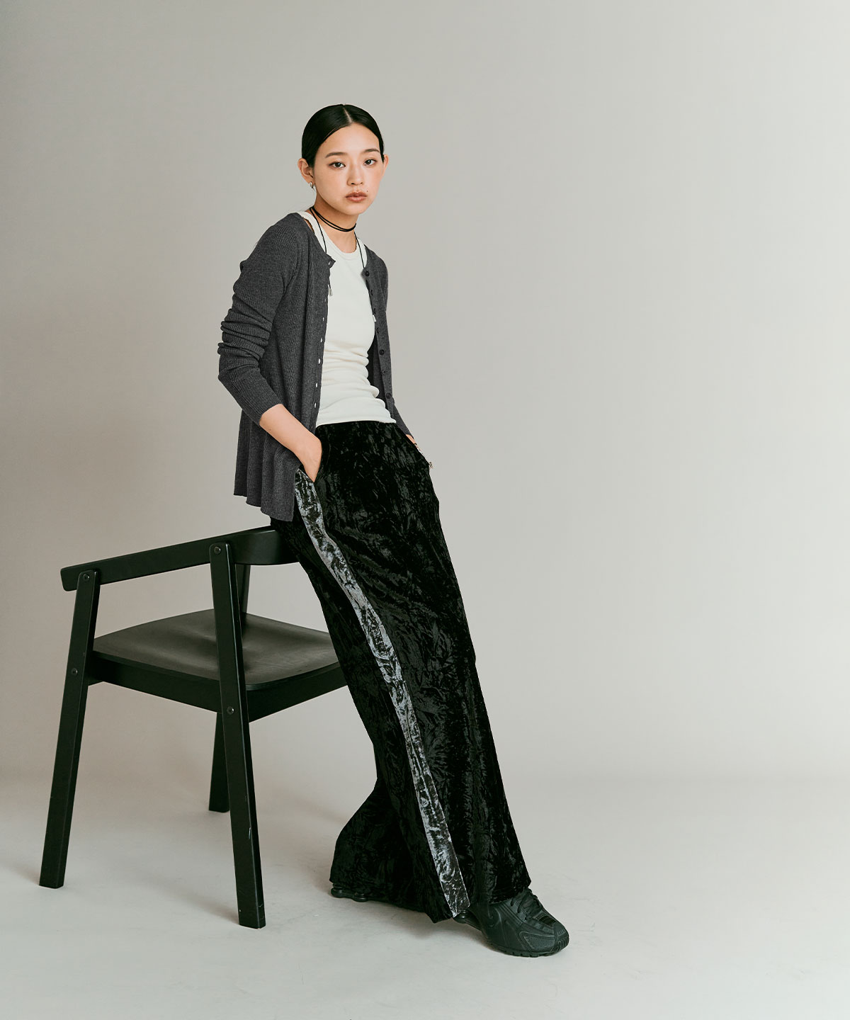 【予約販売】ウールミックスライトニットカーディガン 全4色